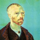 Self Portrait Dedicated to Paul Gauguin man canvas art print by Vincent van Gogh