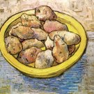 Still Life Potatoes in Yellow Dish canvas art print Vincent van Gogh