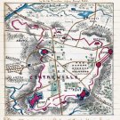 Union Work Erected at Centreville Virginia Civil War map by Sneden
