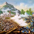 Battle of Kenesaw Mountain 1864 Civil War canvas art print by Kurz and Allison