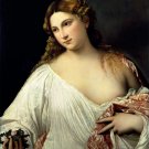 La Flora 1516 canvas art print by Titian or Tiziano