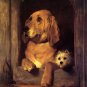 Dignity and Impudence 1839 dogs animal canvas art print Sir Landseer