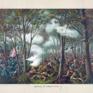 Battle of Tippecanoe Indian 1811 Civil War canvas art print by Kurz and Allison