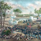 Cold Harbor Battle Grant Lee Civil War canvas art print Kurz & Allison