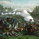 Opequan Battle 1864 Civil War canvas art print Kurz & Allison