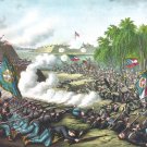 Battle of Corinth 1862 Miss. Civil War canvas art print Kurz & Allison