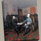 Lee Surrenders Grant Civil War Gallery Wrap canvas art print Guillaume