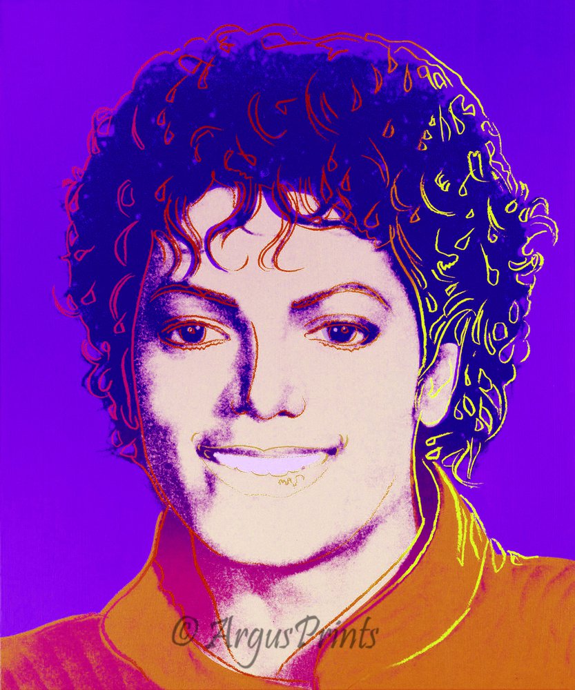 Michael Jackson 4-image Portrait Canvas Pop Art Print Inspired By Andy ...