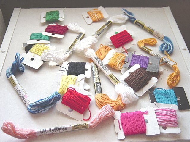 Eight Six Strands and 19 Square Embroidery Cotton Floss #300611