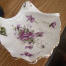 Mint Victorian Violets from England's Countryside Spode Bone China Tray Dish #301628