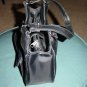 Women's Black Handbag Silver Decorations  #302080