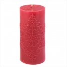 RED SNOWFLAKE CANDLE