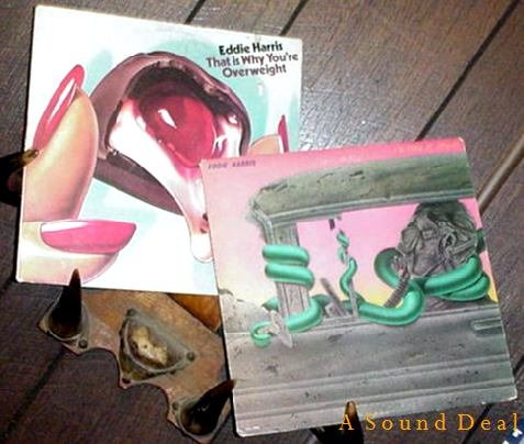 EDDIE HARRIS 2 LP LOT TIRED OF DRIVING + WHY OVERWEIGHT