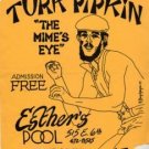 TURK PIPKIN '77 Mime Poster Handbill Sopranos ASD