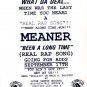 MEANER LOOSE CANNON DJ 1-SIDE12" + PRESS REAL RAP SONG
