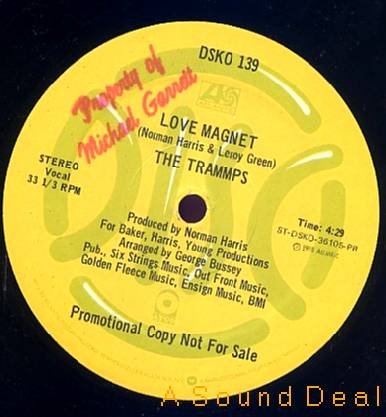 TRAMMPS SOUL BONES LOVE MAGNET OG '78 DISCO DJ PRO 12"