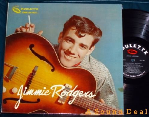 JIMMIE RODGERS S/T '58 LP Kisses Sweeter than Wine