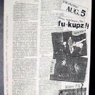 FU-KUPZ STAINS DICKS Texas'82 PUNK Poster KBD ASD
