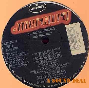 DJ CHUCK CHILLOUT & KOOL CHIP 12" Rhythm is Master '89