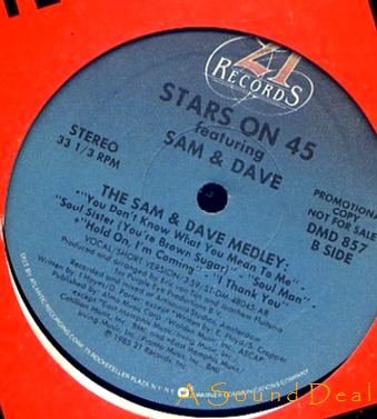 STARS ON 45 OG'85 12" THE SAM & DAVE MEDLEY