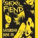 ALIEN SEX FIEND Texas '87 Concert HANDBILL Poster GOTH