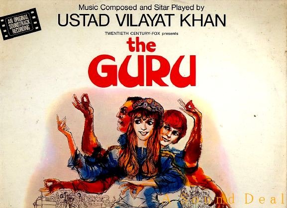 USTAD VILAYAT KHAN '69 BOLLYWOOD UK GURU LP SITAR RAGA
