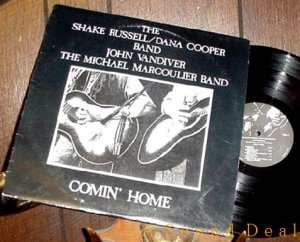 SHAKE RUSSELL DANA COOPER COMIN' HOME SIGNED LP TEXAS