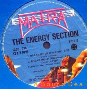 ENERGY SECTION OOP '84 MATRA 12" BREAK ME UP HI NRG