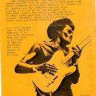 ALBERT COLLINS David Letterman BLUES'87 HANDBILL Poster