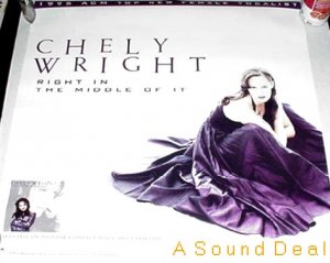 CHELY WRIGHT '96 RIGHT IN THE MIDDLE OF IT PROMO POSTER