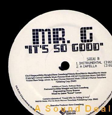 GOOFY MR G HTF 12" IT'S SO GOOD DANCEHALL COULD FALLING