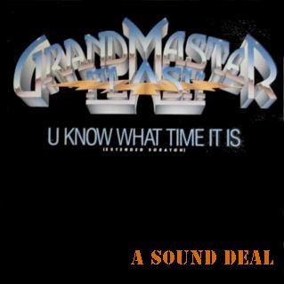 GRANDMASTER FLASH ORIG'87 PS 12" U KNOW WHAT TIME IT IS