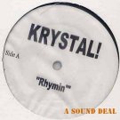 KRYSTAL HARRIS RHYMIN' CRY NEVER DJ PROMO 12" MINT! CCM