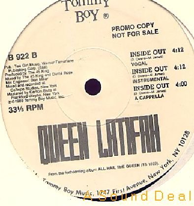 QUEEN LATIFAH OG '89 DJ PRO TOMMY BOY 12" DANCE FOR ME
