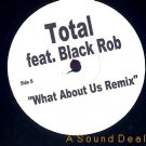 TOTAL ft BLACK ROB SITTING HOME RARE WHITE LABEL 12"