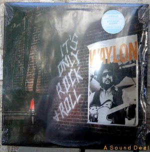 WAYLON JENNINGS Sealed '83 LP It's Only Rock 'n Roll
