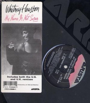 WHITNEY HOUSTON SEALED 12" MY NAME IS NOT SUSAN 4 MIXES