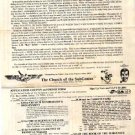 SUBGENIUS Vintage '80s HANDBILL Bob Dobbs DEVO Flyer