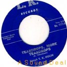 TK HULIN Teardrops '62 LK 7"45 DEEP SOUL ASD HEAR