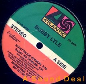 BOBBY LYLE OG '90 DJ PRO ONLY JAZZ 12" STRUTTIN / SASSY
