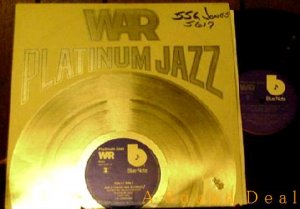 WAR ORIGINAL '77 BLUE NOTE GF 2 LP PLATINUM JAZZ