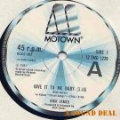RICK JAMES Give It To Me Baby! 12" UK Motown ASD