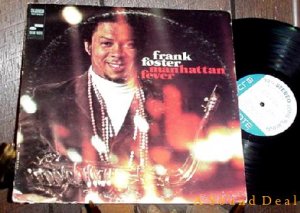 FRANK FOSTER ORIGINAL '68 BLUE NOTE LP MANHATTAN FEVER