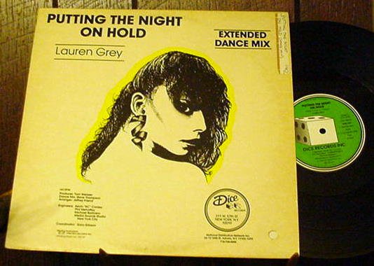 LAUREN GREY Putting Night On Hold 12" BOOGIE ITALO '84