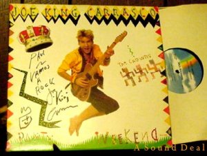 JOE KING CARRASCO TEX-MEX PARTY WEEKEND LP AUTOGRAPHED!