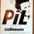 PIL Public Image Ltd Rare Texas'86 Concert POSTER Jagmo