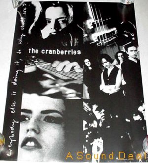CRANBERRIES POSTER Everybody Else 2X Promo Poster RARE!