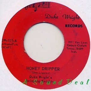 DUKE WRIGHT Honey Dripper 7" 45 OG Hammond groove HEAR