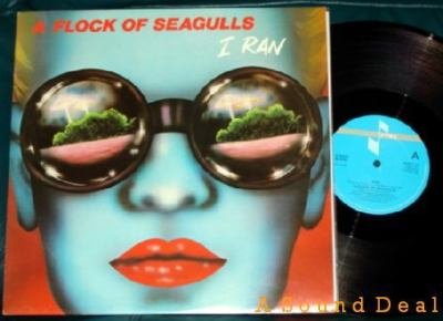 A FLOCK OF SEAGULLS I Ran 12" HTF '82 UK Picture Sleeve
