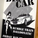 BIG CAR Texas '92 Jelly Club POSTER Rare FASTBALL